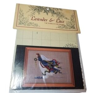 Lavender & Lace The Second  "Angel of Freedom" Unopened Cross Stitch Chart 1989